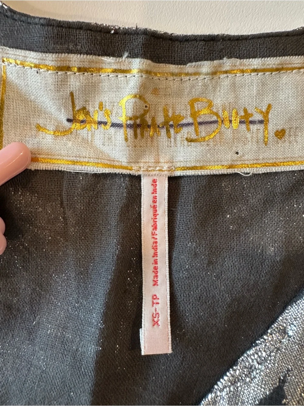 Jen's Pirate Booty x Free People Rising Star Mini Silver Dress XS NWOT